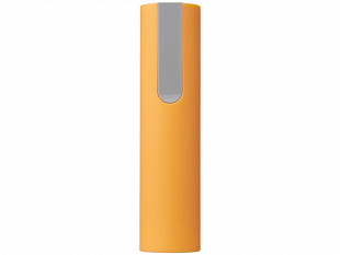 Зарядное устройство с резиновым покрытием 2200 мА/ч, оранжевый