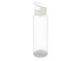 Бутылка для воды "Plain" 630 мл, прозрачный/белый