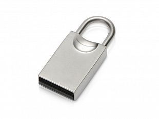 USB-флешка 2.0 на 16 Гб «Lock» (USB-флешка 2.0 на 16 Гб «Lock», серебристый)