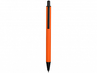Ручка металлическая шариковая «Iron», оранжевый/черный