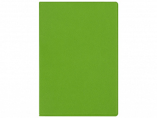 Классическая обложка для паспорта "Favor", зеленое яблоко/серая