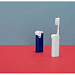 Складная зубная щетка «Clean Box», синий/белый