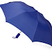 Зонт складной "Tulsa", полуавтоматический, 2 сложения, с чехлом, синий (Р)
