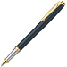 Ручка-роллер Pierre Cardin GAMME Classic со съемным колпачком, черный/серебро/золото