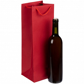Пакет под бутылку Vindemia, красный