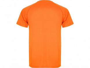 Спортивная футболка "Montecarlo" детская, неоновый оранжевый