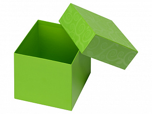 Подарочная коробка "Древо жизни", зеленое яблоко