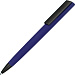 Ручка пластиковая soft-touch шариковая «Taper», темно-синий/черный