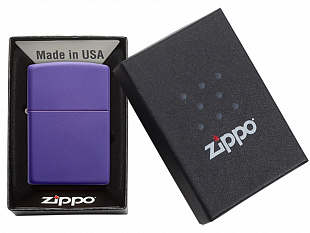 Зажигалка ZIPPO Classic с покрытием Orange Matte (Зажигалка ZIPPO Classic с покрытием Orange Matte, латунь/сталь, оранжевая, матовая, 38x13x57 мм)