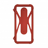 Чехол-бампер универсальный для смартфонов #2, р. 4.5"-6.5", бордовый, OLMIO