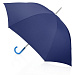 Зонт-трость механический с полупрозрачной ручкой, синий