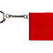 Брелок-рулетка с фонариком, 1 м., красный/белый