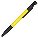 Ручка-стилус пластиковая шариковая многофункциональная (6 функций) «Multy», желтый