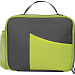 Изотермическая сумка-холодильник "Breeze" для ланч-бокса, серый/зел яблоко